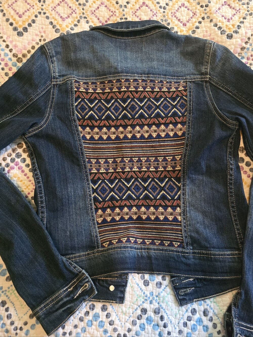 Warehouse One Denim Boho Western Jacket